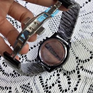 Reloj de Cuarzo Cuadrado de Lujo para Hombre, Marca Británica, de Acero Inoxidable, con Números Romanos y Calendario - Product Image 5