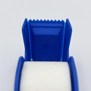 SJ kertas micrope plester non-tenun 1.25cm 2.5cm 5cm, pita medis perawatan luka kulit bedah dengan pemotong Dispenser - Product Image 4