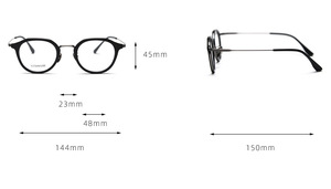 98589 Gafas de Moda de Alta Calidad, Clásicas, Retro, con Montura Redonda de Titanio Tortoise, para Mujer y Hombre, Monturas Ópticas con Receta 2025 - Product Image 5