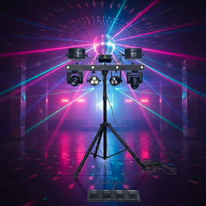 <span class=keywords><strong>Luce</strong></span> Combinata SFR Move con Effetto Par, Spot, Strobo, Derby e Laser 5 in 1 170W, Luci per DJ e Discoteche - Product Image 1