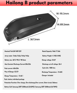 <span class=keywords><strong>Batterie</strong></span> au Lithium 48v 20ah, boîte longue durée <span class=keywords><strong>batterie</strong></span> au lithium de marque chinoise hailong pour <span class=keywords><strong>vélo</strong></span> <span class=keywords><strong>électrique</strong></span> avec cellules <span class=keywords><strong>Samsung</strong></span> - Product Image 4