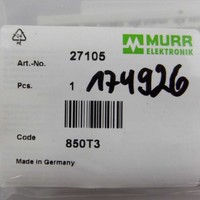 Plc Elektronik Passiv-vert. Kunstst.,6xm12,5pol,steckb.klemme 27105 Ovp for Warranty Product