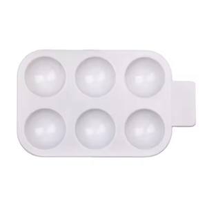 BOMEIJIA gros <span class=keywords><strong>Palette</strong></span> en plastique Art <span class=keywords><strong>peinture</strong></span> plateau <span class=keywords><strong>de</strong></span> <span class=keywords><strong>dessin</strong></span> en plastique 6 puits <span class=keywords><strong>Palette</strong></span> pour acrylique aquarelle blanc <span class=keywords><strong>peinture</strong></span> <span class=keywords><strong>palette</strong></span> - Product Image 6