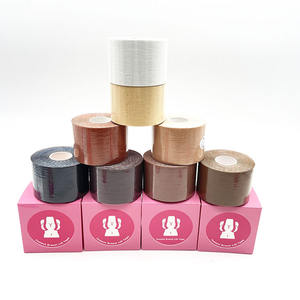 Soutien-gorge lifting des seins en gros dix couleurs imperméable à l'eau preuve de danse haute élastique coton tissu soulèvement <span class=keywords><strong>Boob</strong></span> bande en rouleau - Product Image 5