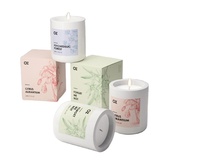 Boîte d'emballage de bougie de luxe écologique Emballage de cadeau Emballage de boîte de bougie d'expédition avec logo