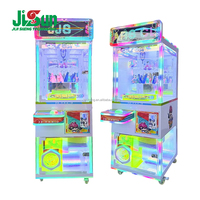 Nouvelle machine à pinces transparente en métal et plastique, machine à cadeaux d'arcade, distributeur automatique à monnayeur