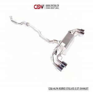 <span class=keywords><strong>Prix</strong></span> usine facile à utiliser système de tuyau de silencieux de soupape d'échappement en acier inoxydable Quad tuyau d'échappement pour <span class=keywords><strong>Alfa</strong></span> <span class=keywords><strong>Stelvio</strong></span> 2.0T Version QV - Product Image 4