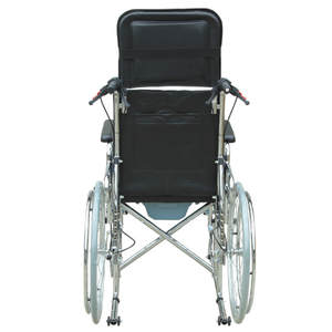 Silla de Ruedas reclinable con reposacabezas, reclinable, plegable, manual - Product Image 5