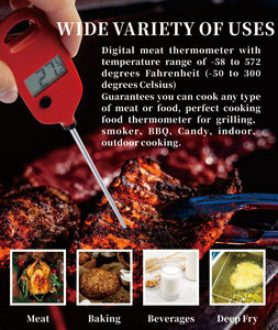 Thermomètre de cuisine numérique à lecture instantanée, thermomètre à thermocouple avec temps de réponse rapide - Product Image 6