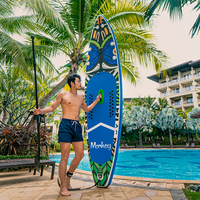 Paddle FUNWATER — planche de surf gonflable, accessoire pour pagayer, position debout, pour la pêche, la course, vente en gros, livraison directe au client