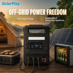 Generatore Solare Solarplay 3600W con Pannello Solare 400W, Stazione <span class=keywords><strong>di</strong></span> Alimentazione LiFePO4 3840Wh per Backup Domestico e Vita Off-Grid, Disponibile in Germania - Product Image 6