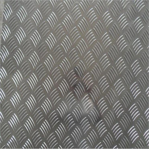 Placa de Aluminio a Cuadros con Patrón de 5 Barras Grandes, Aleación 3003 3005 3105 5754 H111 Diamond 5083 5052 5005 H112 H32 - Product Image 1