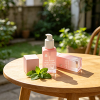Flacon pompe vide en verre pour fond de teint, portable et rechargeable, idéal pour les boutiques de cosmétiques en ligne - Vente chaude