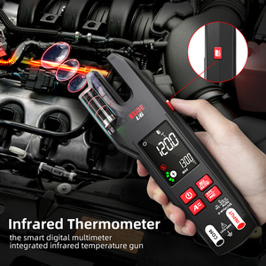 Multimètre numérique professionnel à pince U6 600A, testeur de tension, de résistance, de capacité et de diode, instrument de mesure électronique U6 - Product Image 4