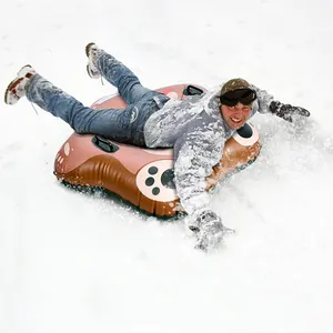 Winter-Schneespiele Wintersport Schlitten Bär Ski-Ring aufblasbare Schneetube aufblasbare Schneetube für Kinder