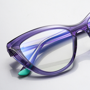 MS 2152 Classique Oeil <span class=keywords><strong>de</strong></span> Chat <span class=keywords><strong>Lunettes</strong></span> Full Frame pour Jeunes Dames Anti-Lumière Bleue <span class=keywords><strong>Lunettes</strong></span> pour Femmes TR90 Original Party Eyewear - Product Image 2