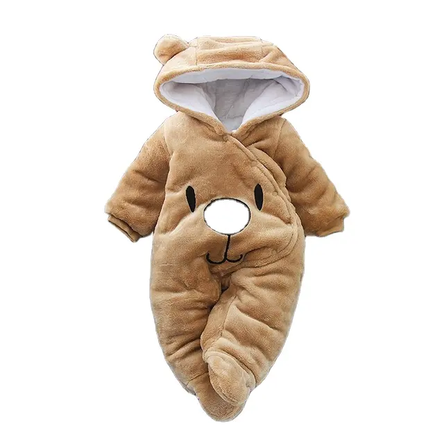Winter Baby Clothes For Infant Girls Overalls Newborn Baby Wool Costume Romper For Baby Boys Jumpsuit Toddler Clothes 6M 12M