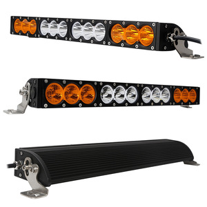 Barras de luz LED todoterreno de 180W, focos de camión de tira amarilla y blanca con iluminación de barra de red de coche modificada - Product Image 2