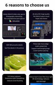 Televisor Inteligente LCD de Fábrica, Diseño Delgado y Plano, Pantalla Curva 4K, Tamaños de 32, 43, <span class=keywords><strong>50</strong></span>, 55, 65, 75, 85, 100 y 110 <span class=keywords><strong>Pulgadas</strong></span> - Product Image 4