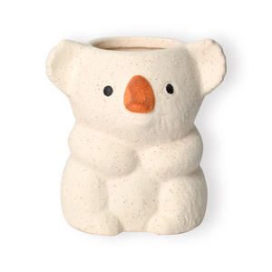 Maceta de animales de cerámica Maceta de <span class=keywords><strong>Koala</strong></span> linda, macetas de plantas suculentas de cactus para decoración del hogar - Product Image 1