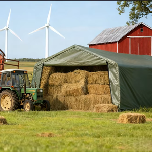 Abri d'auto <span class=keywords><strong>en</strong></span> métal robuste/Garage portable prix <span class=keywords><strong>de</strong></span> gros bateau voiture Garage portable tissu construction toile abri d'auto auvent - Product Image 2