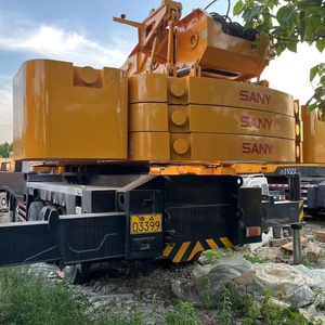 Used Heavy Duty Mobile <b>Crane</b> Truck 100t Max Lifting Capacity 50.5m for Engine - Product Image 2