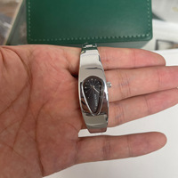 Montre bracelet Y2K rétro goutte d'eau pour femme, style professionnel haut de gamme, tendance de niche exquise, alliage et verre, bracelet polyvalent avec couronne