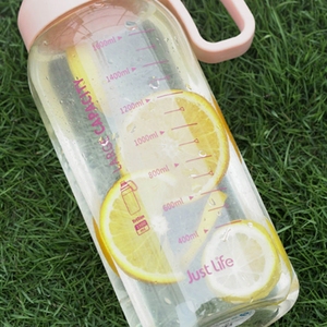 A512 büyük su bardağı taşınabilir bardak özel Logo 1800Ml spor plastik su şişesi - Product Image 5