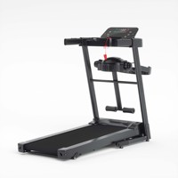 Tapis de course elliptique pliable et portable avec écran LED, silencieux, pour la maison, moteur 2,5 CV, entraînement intelligent, calories