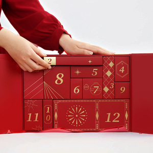 Thân Thiện Với Môi Tự Làm Đếm Ngược Lịch Hộp Giấy Rỗng Bao Bì Mù Hộp Cho Bất Ngờ-Cho Thực Phẩm Đồ Trang Sức - Product Image 1