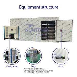 Máquina de procesamiento de secado de alimentos y verduras industrial de ahorro de energía, máquina de secado de hongos de bambú de setas comestibles de ostras - Product Image 4