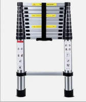 Échelle télescopique portable moderne de qualité commerciale PULETE PLT-1320 en aluminium, capacité de charge de 150 kg, hauteur extensible de 2 m, 7 positions