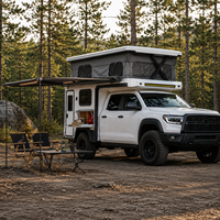 Camper Desplegable para Camioneta, Nuevo Diseño, Equipado con Toldo de 270 Grados, Camper Todoterreno Resistente para Toyota Hilux
