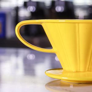 Filtre à café en céramique L-beans, forme de pétale, 1 à 4 tasses, coloré, pour usage domestique - Product Image 4