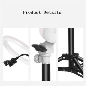 ไฟวงแหวน LED ขนาด <span class=keywords><strong>10</strong></span> นิ้ว ปรับความสว่างได้ 3200K-5600K สำหรับถ่ายภาพและแต่งหน้า - Product Image 5