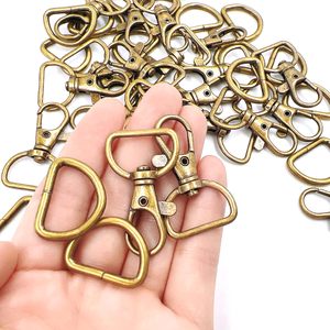 YIXI Sbest Pack Of Pcs Pcs Metal Swivel Trigger <b>Snap</b> <b>Hooks</b> Lobster Claw Clasps Large Keychain <b>Hooks</b> Swivel Clasps And Pcs D Ring - Product Image 2