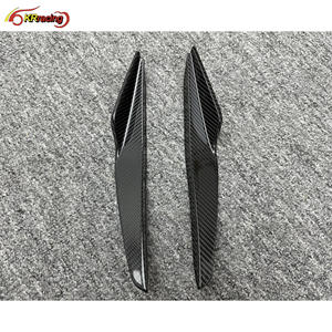 Canards de pare-chocs avant en fibre de carbone brillant sec de Style PT pour <span class=keywords><strong>Lambo</strong></span> <span class=keywords><strong>Huracan</strong></span> <span class=keywords><strong>EVO</strong></span> 2019-2021 - Product Image 5