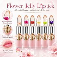 Rouge à lèvres végétalien en gelée minérale, changeant de couleur selon le pH, longue tenue, hydratant, waterproof, baume à lèvres, vente en gros, sans cruauté animale