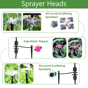 Accessori per Irrigazione a Goccia: Filtro, Connettore per Nastro, Gocciolatore, Raccordo per Tubo, 2000M, Componenti Completi per Sistema di Irrigazione a Goccia in PVC per Fattoria - Product Image 3