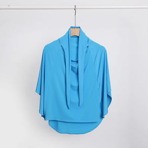 Offre Spéciale multicolore écharpe femmes Hijab musulman bord Bandana sous gaze écharpe Abaya dubaï turquie musulman mode Hijab - Product Image 3