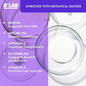 Shampooing violet naturel pour cheveux blonds, anti-jaunissement, sans sulfate, pour cheveux argentés, marque privée - Product Image 3