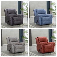Nouvel Arrivage – Fauteuil Inclinable Moderne Extensible en Cuir, Ensemble Canapé de Bureau avec Télécommande Électrique, Structure en Bois, Design Pivotant 6021
