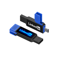 Nueva Memoria USB OTG, Directamente de Fábrica, Memoria Flash UTC246, Tipo-C Metálico con LED y Logotipo, Pendrive para Teléfono