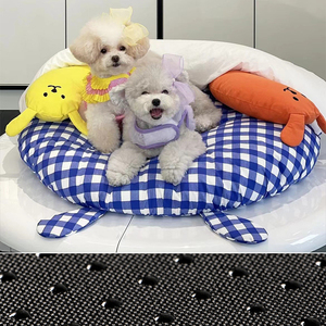 Coussin orthopédique chauffant pour <span class=keywords><strong>chien</strong></span> et chat SUREWALHOME, lit apaisant pour animaux de compagnie <span class=keywords><strong>avec</strong></span> coussin de sommeil lavable, tapis pour animaux de compagnie <span class=keywords><strong>avec</strong></span> oreiller de tête amovible - Product Image 4