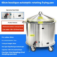 Kommerzielles elektrisches Stall Neuestes Modell Pan-Fried Buns Automatischer Rotationswannen-Temperatur regelungs motor Erdgas freundlich