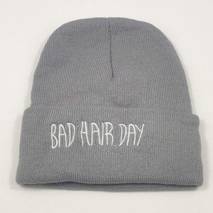 Bonnets tricotés chauds d'hiver personnalisés Chunky Skull brodé néon Green XXL Gorras Caps pour adultes pour le sport Pêche <span class=keywords><strong>Voyage</strong></span> - Product Image 3