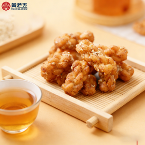 Bâtonnets torsadés chinois au <span class=keywords><strong>blé</strong></span> semi-moelleux, saveur épicée, mini-bouchées de pâte au sésame pour la vente en gros - Product Image 2