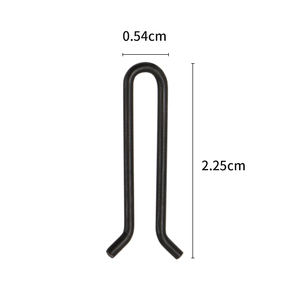 <span class=keywords><strong>Moule</strong></span> de poids en <span class=keywords><strong>plomb</strong></span> noir avec mousqueton pivotant en forme de U pour matériel de pêche pour <span class=keywords><strong>carpe</strong></span> Terminal sécurité boutons-pression inclus - Product Image 1