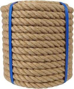 <span class=keywords><strong>Corde</strong></span> <span class=keywords><strong>en</strong></span> jute naturelle de <span class=keywords><strong>30</strong></span> <span class=keywords><strong>mm</strong></span>, haute résistance, intérieure/extérieure, bricolage, <span class=keywords><strong>corde</strong></span> épaisse torsadée, 100 m, décoration intérieure, artisanat, emballage nautique <span class=keywords><strong>en</strong></span> jute - Product Image 1
