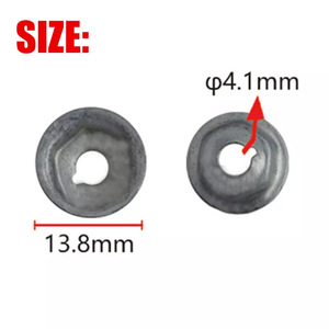 Tuerca de Brida M10 Hexagonal, Zincada, Orificio de 9mm, para Protector Térmico de Escape, Uso General - Product Image 5